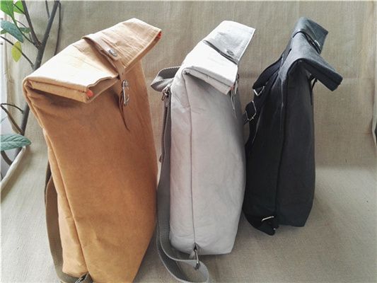 Washable kraft paper backpack, rucksack.washable kraft paper backpack