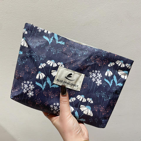 2026 New Floral Mini Makeup Bag Portable Large-Capacity
